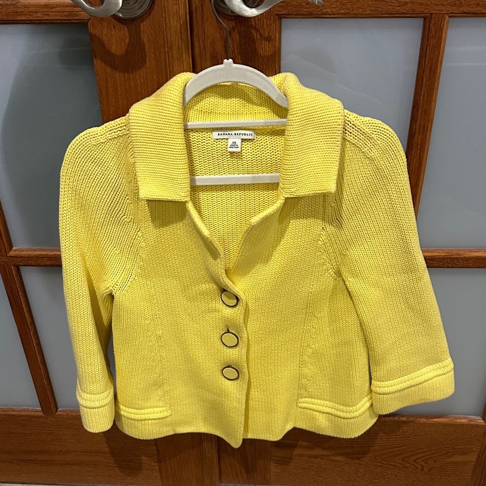Banana Republic Bright Yellow Kids Blazer​